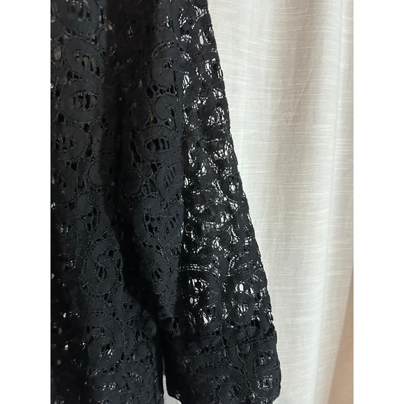 Ladies Ruby Rd black button up blouse - Picture 4 of 4